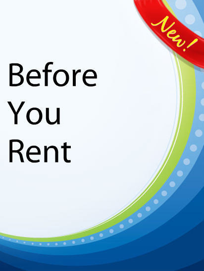 Before You Rent  PLR Ebook