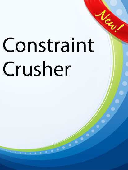 Constraint Crusher  PLR Ebook