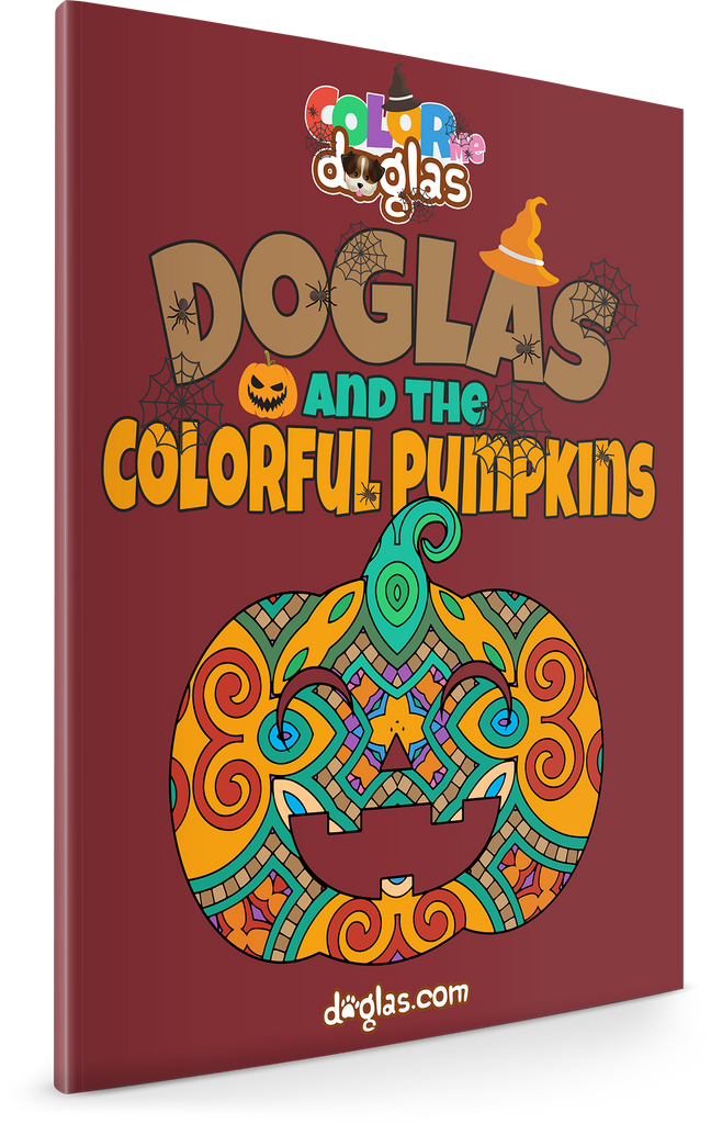 Doglas and the Colorful Pumpkins