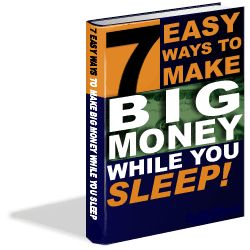 7 Easy Ways To Make Big Money While You Sleep