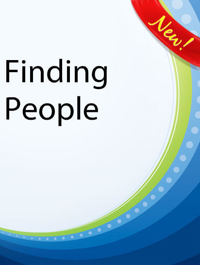 Finding People  PLR Ebook