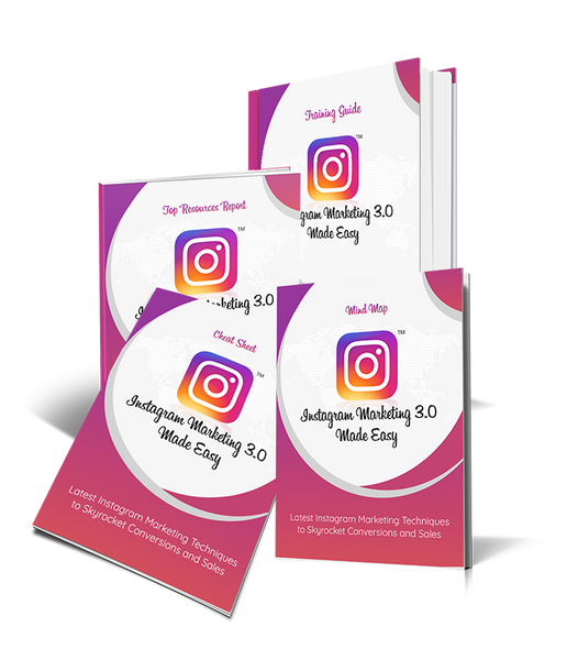 Instagram Marketing 3.0 Made Easy Course (Audios, eBooks & Videos)