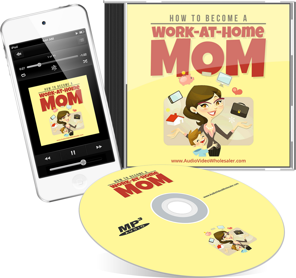 How to Become A Work-at-Home Mom Audio Book (Master Resell Rights License)