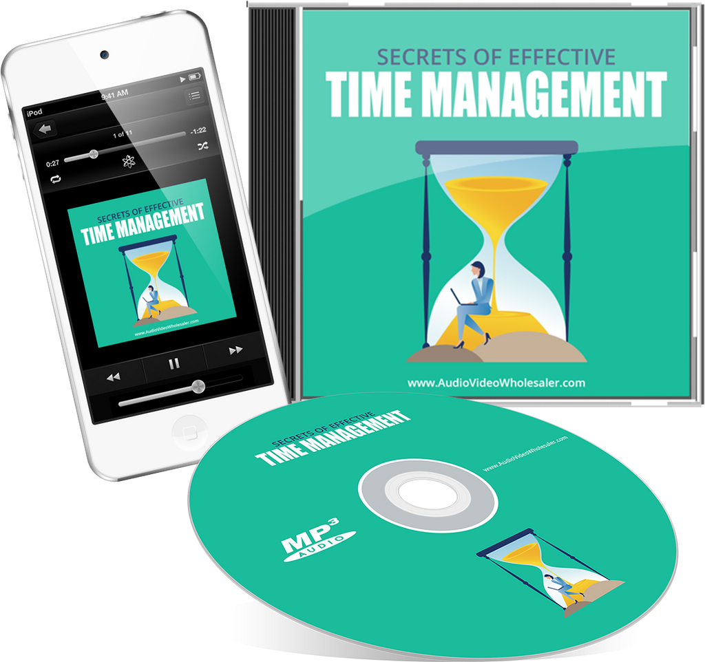 Secrets of Effective Time Management Self Help Audio Book (Master Resell Rights License)