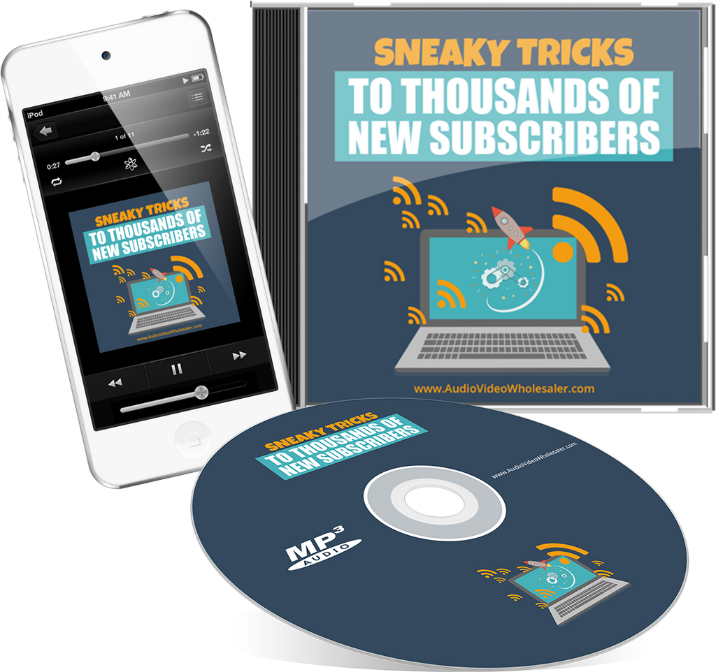 Sneaky Tricks to Thousands of New Subscribers Audio Book (Master Resell Rights License)