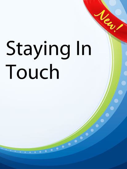 Staying In Touch  PLR Ebook