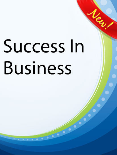 Success In Business  PLR Ebook