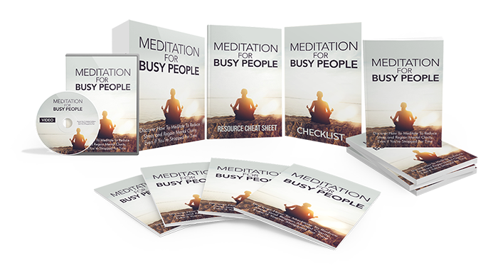 Meditation For Busy People Course (Audios & Videos)