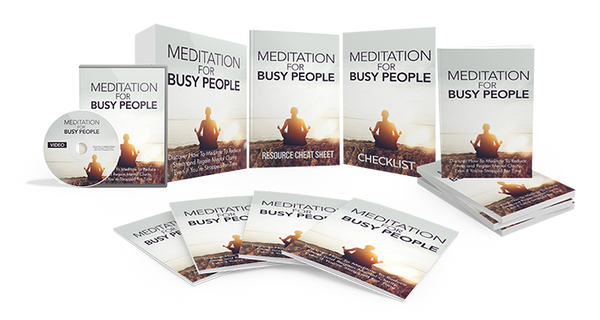 Meditation For Busy People Course (Audios & Videos)