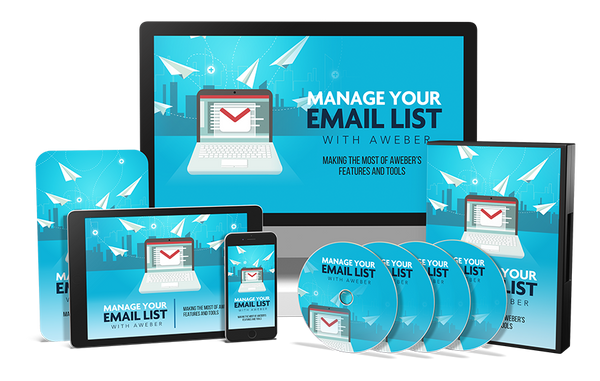 Manage Your E-Mail List with Aweber Course (Audios, eBooks & Videos)