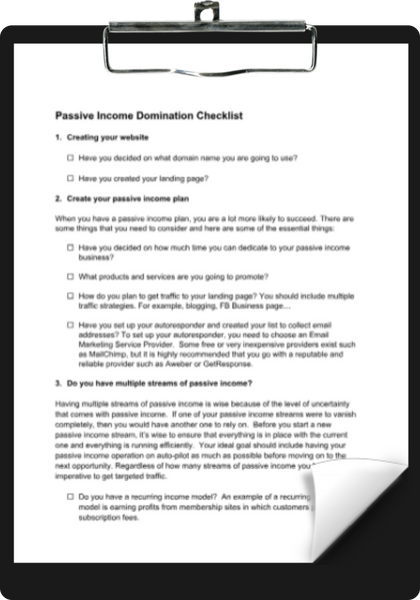 Passive Income Domination (eBooks)